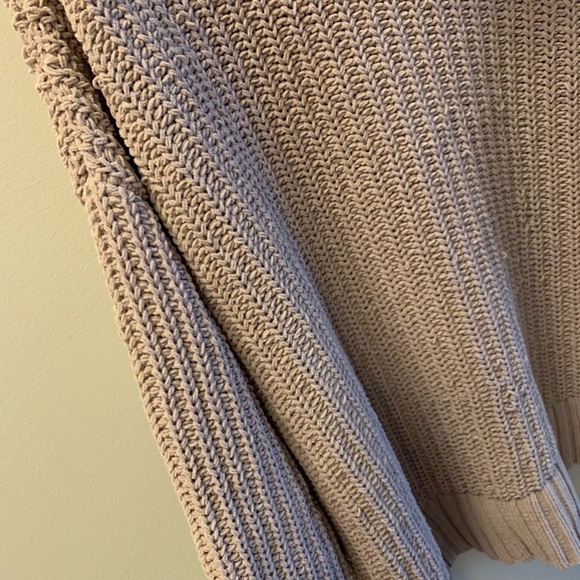 AERIE Mauve Mock Neck Sweater, Size S - Picture 4 of 7